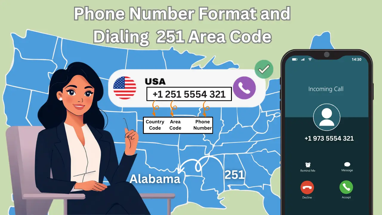 Phone Number Format and Dialing in the 251 Area Code