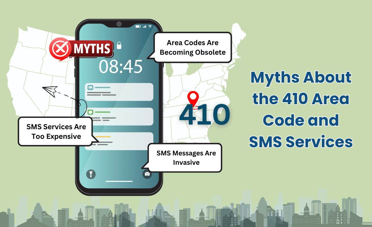 Myths About the 410 Area Code and SMS Services