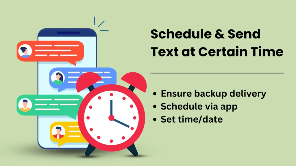 Schedule and Send Text at Certain Time: Streamline Your SMS Communication